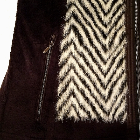 Luhta Medium Fleece Black Zebra Striped Ski under layer - Picture 3 of 3